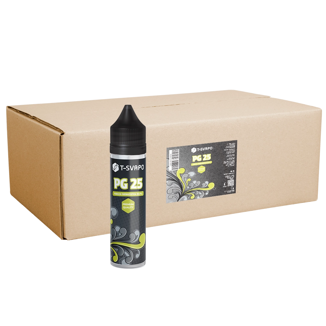 T_SVAPO-pg 25 nel 60 box Box 150 pezzi PG 25 ml (Flacone 60 ml) - immagine 1
