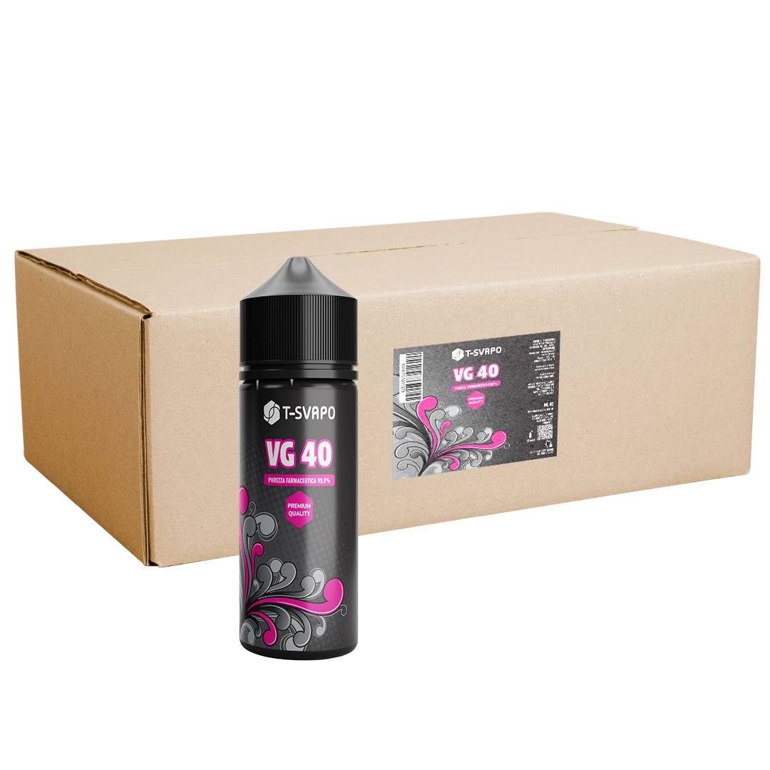 T_SVAPO-vg 40 nel 120 box Box 140 pezzi VG 40 ml (Flacone 120 ml) - immagine 1